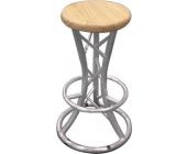 GLOBAL TRUSS Stairville Barhocker aus Alu Modell Round