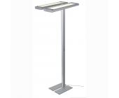 SLV Deckenfluter Work Light Floor Alu Silber-Grau Fußschalter ohne Dimmer