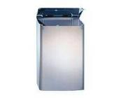 CWS-boco Deutschland GmbH CWS Paperbin Papierkorb Edelstahl, Eleganter und formschöner Papierkorb ohne Deckel, Deckel aus Edelstahl