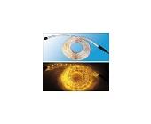 Lunartec LED-Lichtschlauch orange, 4 Meter, für innen & außen