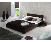 Empinio24 Design Bett Mola 160 x 200 cm, Buche massiv Wenge lackiert