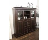 Empinio24 Cordoba Highboard 2-trg. Kommode Kiefer massiv kolonial