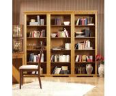 Empinio24 Cordoba 3 Regale Bücherregale Kiefer massiv honig