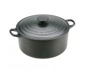 Le Creuset Bräter, Gusseisen, schwarz, Ø 22cm