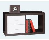 Phoenix Cubo 2x1 Regal im Dekor Walnuss, längs und quer verwendbar