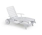 Kettler Tiffany Gartenliege rollbar weiss 01672-000
