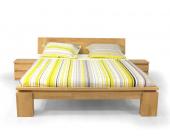 Empinio24 Bett Doppelbett VINCI 160 x 200 cm, Buche massiv natur geölt
