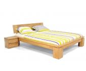 Empinio24 Bett Doppelbett VINCI 180 x 200 cm, Buche massiv natur geölt