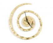 Interdeco Messing Wanduhr Rustic Athena