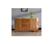 Empinio24 SETI Sideboard 2-trg. 4-Sk. Buche massiv natur geölt