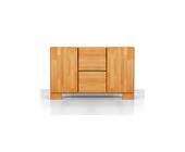Empinio24 SETI Sideboard 2-trg. 2-Sk. Buche massiv natur geölt