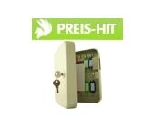 PegasusDesign Metall-Schlüsselkasten beige für 20 Schlüssel
