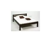 Empinio24 Bett Viking-II 160x200 cm Kiefer massiv Wenge lackiert