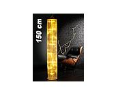 Lunartec Organza-Lichterschlauch: 150 cm Lichtskulptur mit 40 LEDs