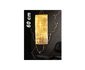 Lunartec Organza-Lichterschlauch: 60 cm Lichtskulptur mit 20 LEDs