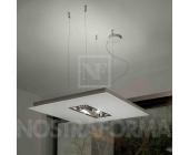 Studio Italia Design Zen V SO1 und SO2 Pendelleuchten, quad., Halogenlampenversion weiß