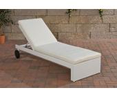 Sonnenliege, Relaxliege, Gartenliege Latina #63, Polyrattan ~ Variantenangebot