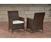 Stuhl, Gartenstuhl Julia, Polyrattan ~ Variantenangebot