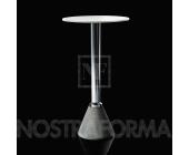 Magis Table_One Bistrot Bartisch, schwarze Tischplatte und schwarz lackiertes Gestell