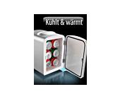 Rosenstein & Söhne Mini-Kühlschrank 12/ 230V mit Warmhalte-Funktion
