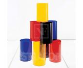 Kartell Papierkorb, blau (transparent)