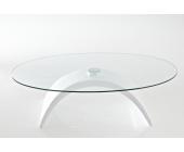 Couchtisch Virinia, Glasplatte 70x120 cm ~ Variantenangebot