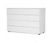 furnitive Kommode Bianco II schmal
