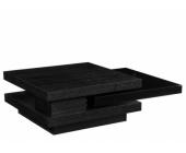 Kauf-Unique.de Couchtisch Podium - Schwarz und Wenge
