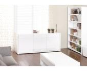 Kauf-Unique.de Sideboard XL Glossy - Weiß