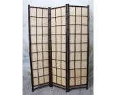 Bambus Paravent Raumteiler Spanische Wand, zusammenklappbar, 180x135x3cm