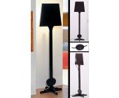 Silhouetten Standleuchte Stehlampe Lampe, schwarz ~ mit 1xLeuchtmittel