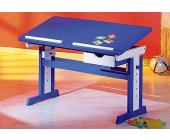 ABC-Schreibtisch, blau-weiß