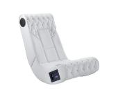 MUSICROCKER Multimedia-Sessel, Music Rocker, mit Swarovski Elements, weiß