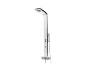 Hansa HANSASMARTSHOWER Duschsystem Glas, granitgrau, Glas, granitgrau