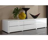 TV-Lowboard, Breite 189 cm, weiß, Mit Aufbauservice