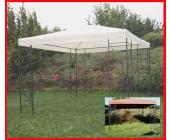 Gartenpavillon Pavillon Gazebo, eckig, 3x3 m ~ Variantenangebot