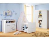 Geuther Komplett Kinderzimmer BIANCO 3- teilig Weiß