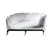 Driade Neoz Sofa, dreisitziges Sofa mit tiefer Sitzfläche