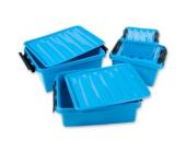 Hammarplast Aufbewahrungsbox 4er-Set SmartStore Boxen blau