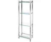 Heine Badregal, verchromt, schmal