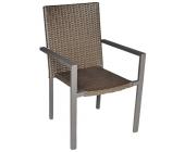 Garden Place Gartenstuhl Eckig, Rattan