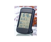 PEARL Digitale Wetterstation mit Funkuhr, Weckalarm & Wetterprognose