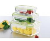 MAXXCUISINE Frischhalte-Glasdosen, maxxcuisine, »Klick-It« (6tlg.)