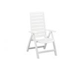 Kettler Rimini Gartenstuhl klappbar hoch weiss 01494-000