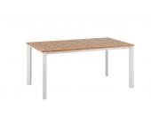 Kettler Avance Loft-Gartentisch 160x95 weiss/teak 03843-550