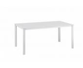 Kettler Advantage Lofttisch 160x95 cm Alu/Kettalux weiss/weiss 0301821-5000