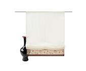 WOHNTEXTILIEN LIVE Raffrollo, Wohntextilien live, »Samaria« (1er Pack), schoko, Gr.4, Klettband