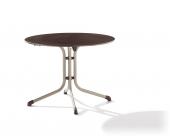 Sieger Boulevardtisch Puroplan Ø100cm champ./mocca