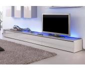 TV-Lowboard, Breite 190 cm oder 286 cm, weiß, Breite 190 cm