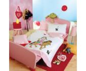Fleuresse Kinderbettwäsche Prinzessin weiß/rosa Percal 100 x 135 cm